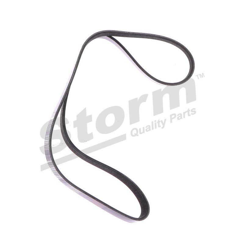 Courroie trapézoïdale à nervures STORM QUALITY PARTS STO6PK1125