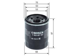 Filtre à huile BOSCH F026407357