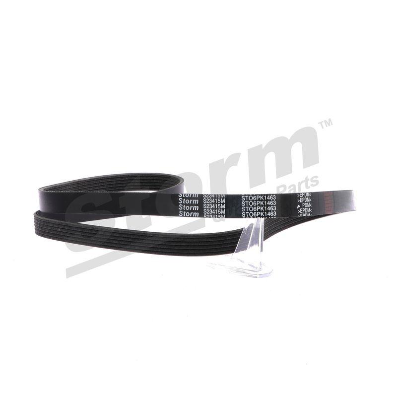 Courroie trapézoïdale à nervures STORM QUALITY PARTS STO6PK1463