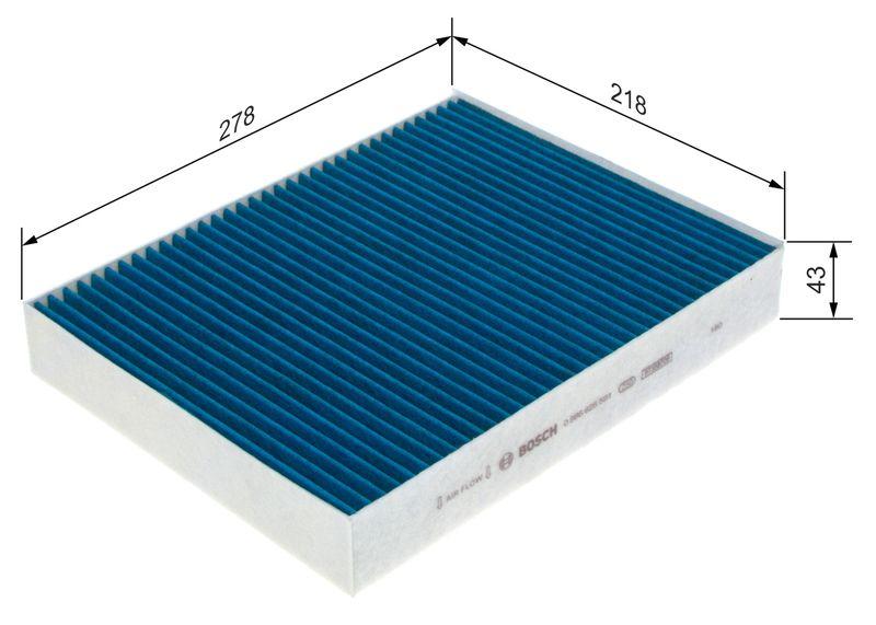 Filtre, air de l'habitacle BOSCH 0986628591