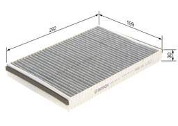 Filtre, air de l'habitacle BOSCH 1987435514