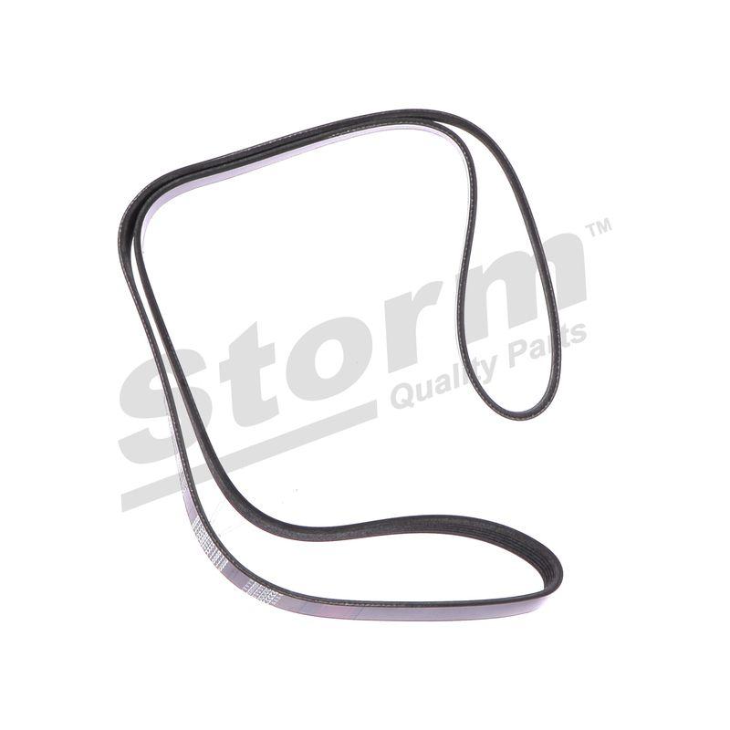 Courroie trapézoïdale à nervures STORM QUALITY PARTS STO6PK1613