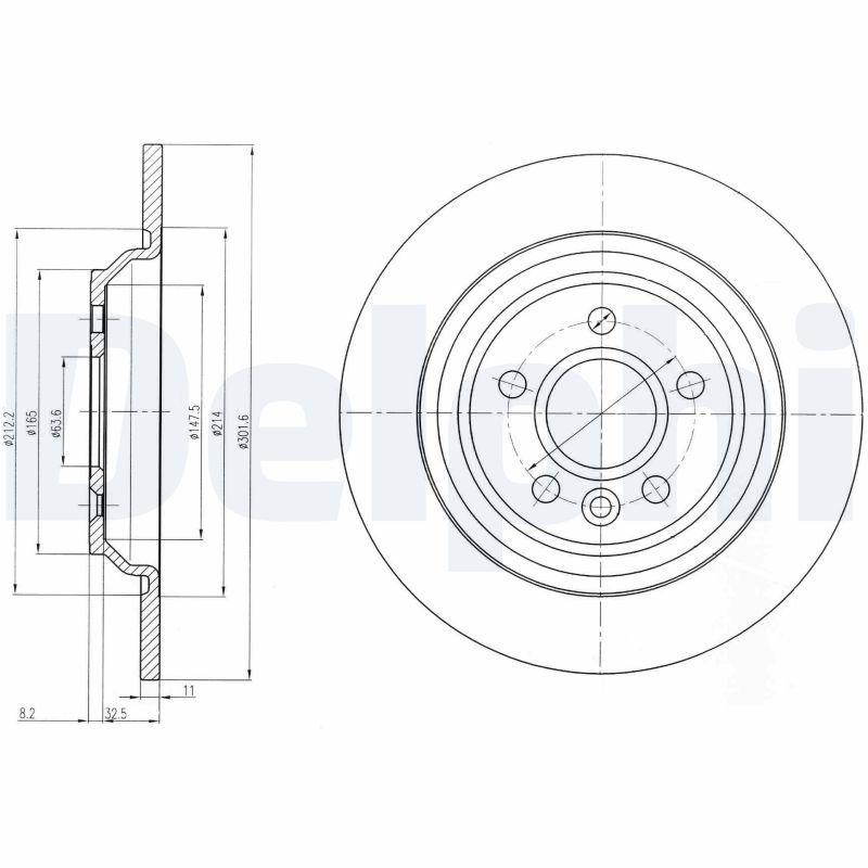 Disque de frein DELPHI BG4239C