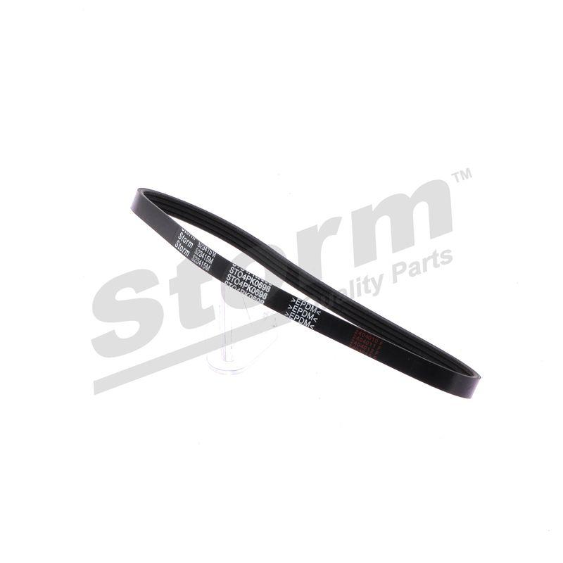 Courroie trapézoïdale à nervures STORM QUALITY PARTS STO4PK0698