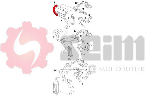 Gaine de suralimentation SEIM 981148