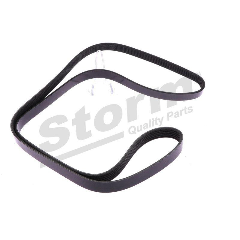 Courroie trapézoïdale à nervures STORM QUALITY PARTS STO6PK1725