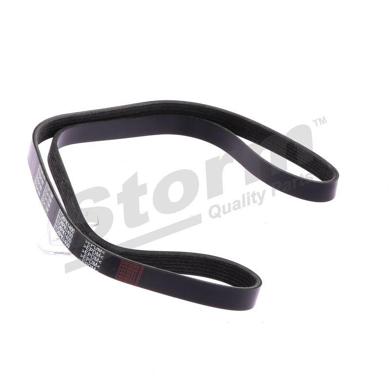Courroie trapézoïdale à nervures STORM QUALITY PARTS STO6PK1400