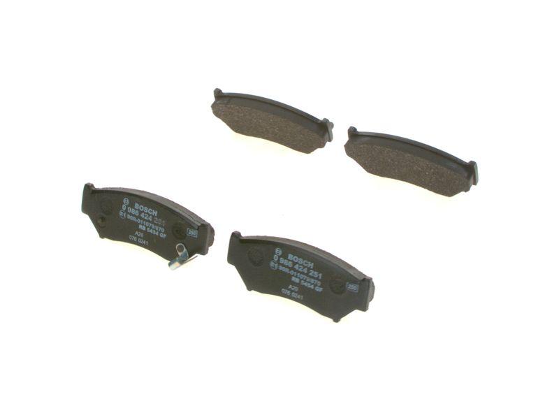 Kit de plaquettes de frein, frein à disque BOSCH 0 986 424 251