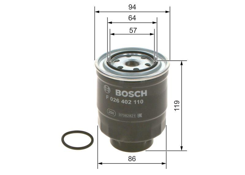 Filtre à carburant BOSCH F026402110