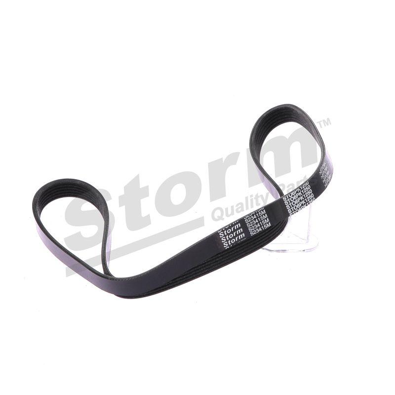 Courroie trapézoïdale à nervures STORM QUALITY PARTS STO6PK1250