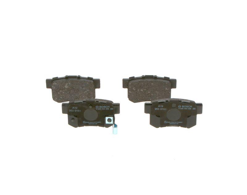 Kit de plaquettes de frein, frein à disque BOSCH 0 986 494 358