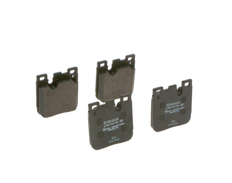 Kit de plaquettes de frein, frein à disque BOSCH 0 986 424 755