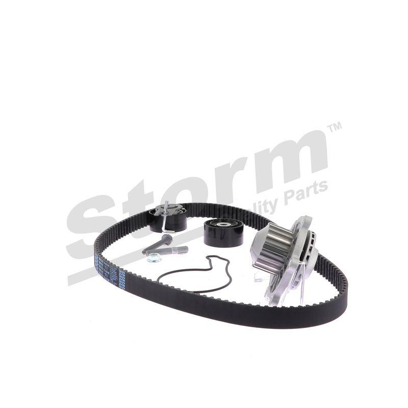 Pompe à eau + kit de courroie crantée STORM QUALITY PARTS 904487KP