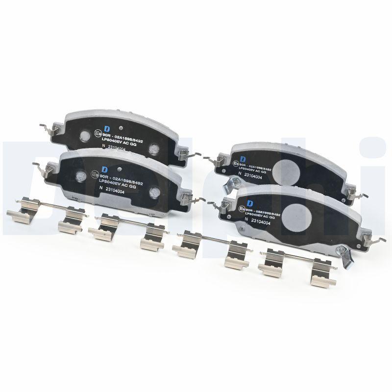 Kit de plaquettes de frein, frein à disque DELPHI LP5040EV