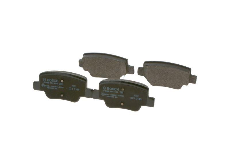 Kit de plaquettes de frein, frein à disque BOSCH 0 986 494 404