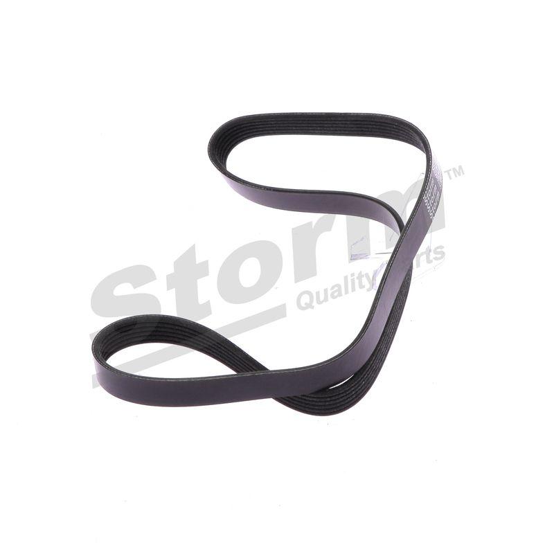 Courroie trapézoïdale à nervures STORM QUALITY PARTS STO6PK1125