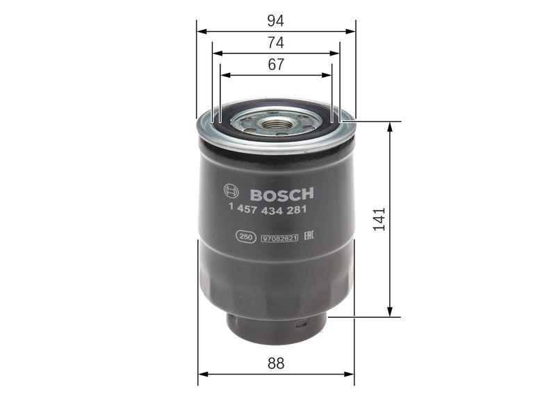 Filtre à carburant BOSCH 1 457 434 281