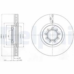 Disque de frein DELPHI BG4101