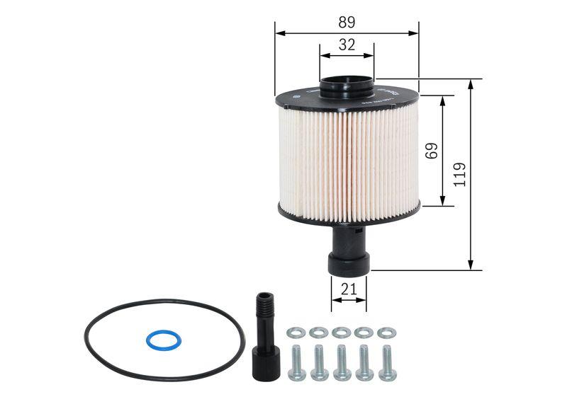 Filtre à carburant BOSCH F 026 402 825