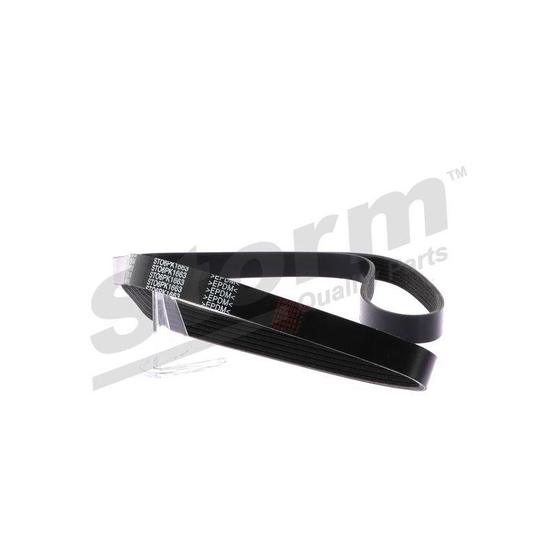 Courroie trapézoïdale à nervures STORM QUALITY PARTS STO6PK1663
