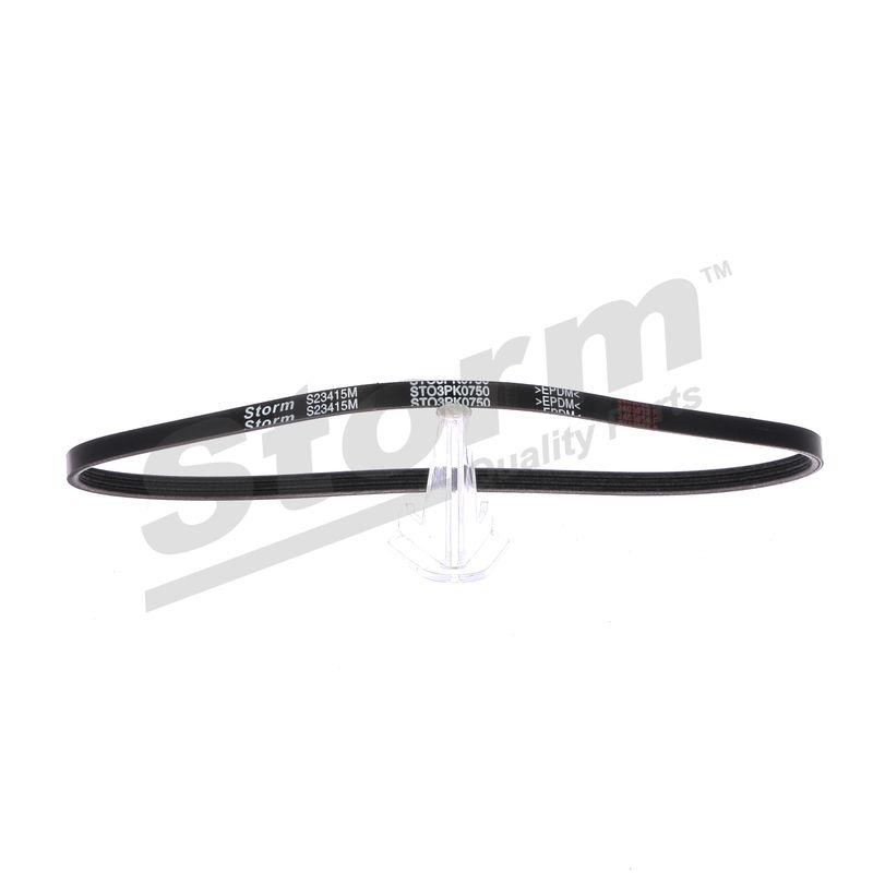 Courroie trapézoïdale à nervures STORM QUALITY PARTS STO3PK0750