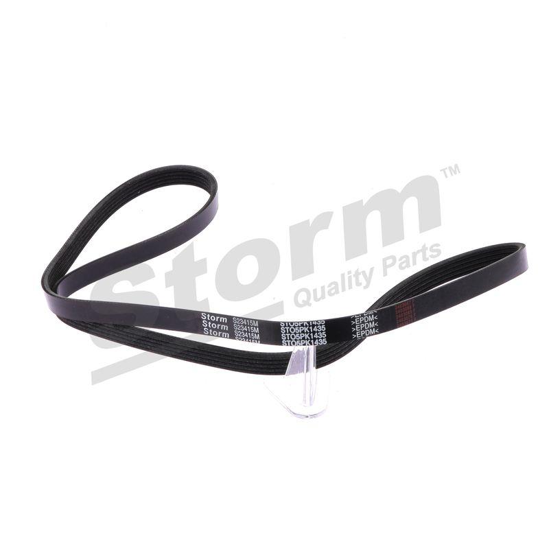 Courroie trapézoïdale à nervures STORM QUALITY PARTS STO5PK1435