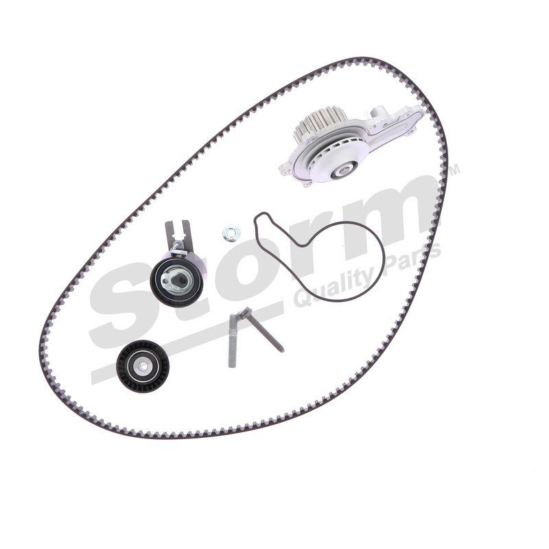 Pompe à eau + kit de courroie crantée STORM QUALITY PARTS 5550571KP