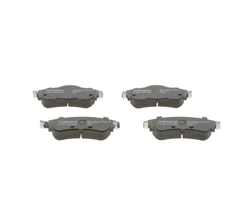 Kit de plaquettes de frein, frein à disque BOSCH 0 986 494 690