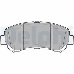 Kit de plaquettes de frein, frein à disque DELPHI LP2031