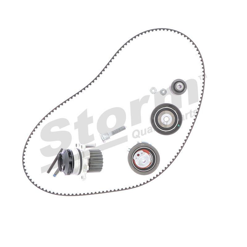 Pompe à eau + kit de courroie crantée STORM QUALITY PARTS 5550732KP