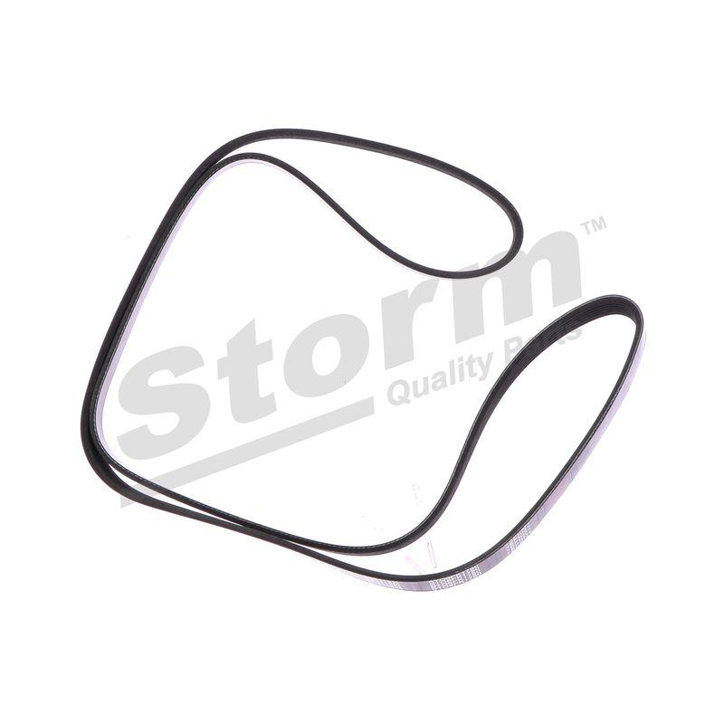 Courroie trapézoïdale à nervures STORM QUALITY PARTS STO6PK1750