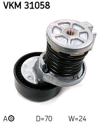 Tendeur de courroie, courroie trapézoïdale à nervures SKF VKM 31058
