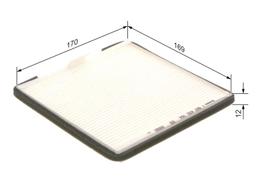 Filtre, air de l'habitacle BOSCH 1987432164