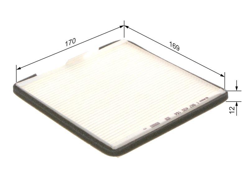Filtre, air de l'habitacle BOSCH 1987432164