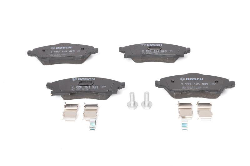 Kit de plaquettes de frein, frein à disque BOSCH 0986494625