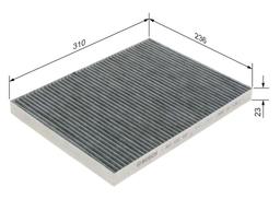 Filtre, air de l'habitacle BOSCH 1987432497