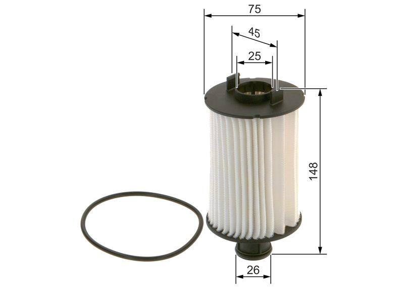 Filtre à huile BOSCH F026407269