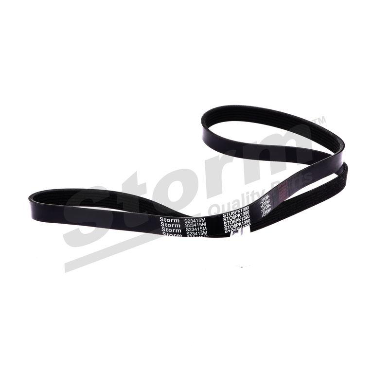 Courroie trapézoïdale à nervures STORM QUALITY PARTS STO6PK1390