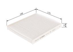 Filtre, air de l'habitacle BOSCH 1987435065