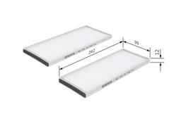 Filtre, air de l'habitacle BOSCH 1987432161