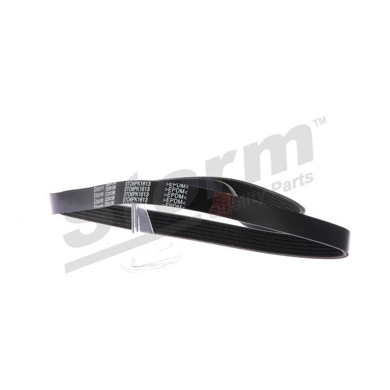 Courroie trapézoïdale à nervures STORM QUALITY PARTS STO6PK1613