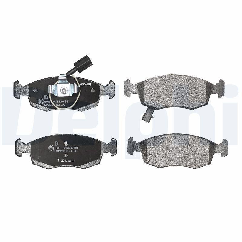 Kit de plaquettes de frein, frein à disque DELPHI LP2288