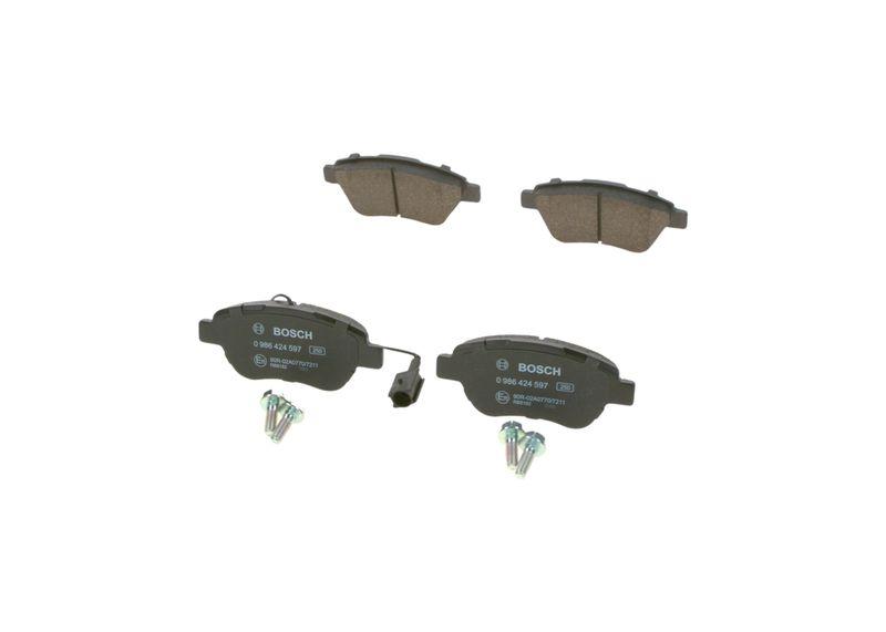 Kit de plaquettes de frein, frein à disque BOSCH 0 986 424 597