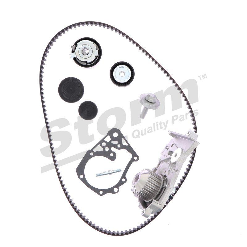 Pompe à eau + kit de courroie crantée STORM QUALITY PARTS 5550576KP