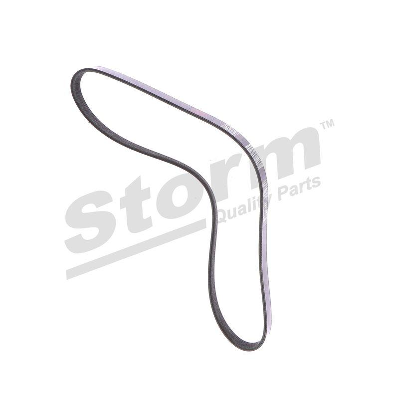 Courroie trapézoïdale à nervures STORM QUALITY PARTS STO6PK0975