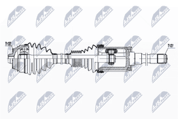 Arbre de transmission NTY NPW-BM-180