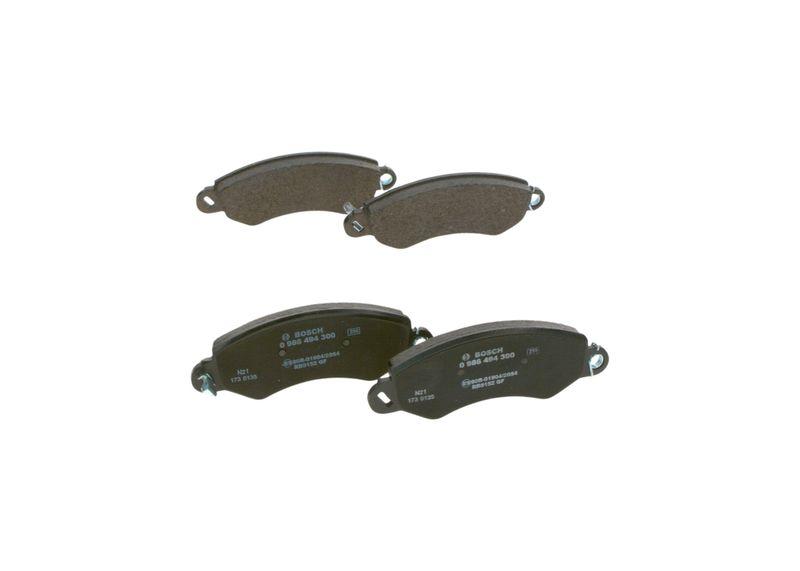 Kit de plaquettes de frein, frein à disque BOSCH 0 986 494 300
