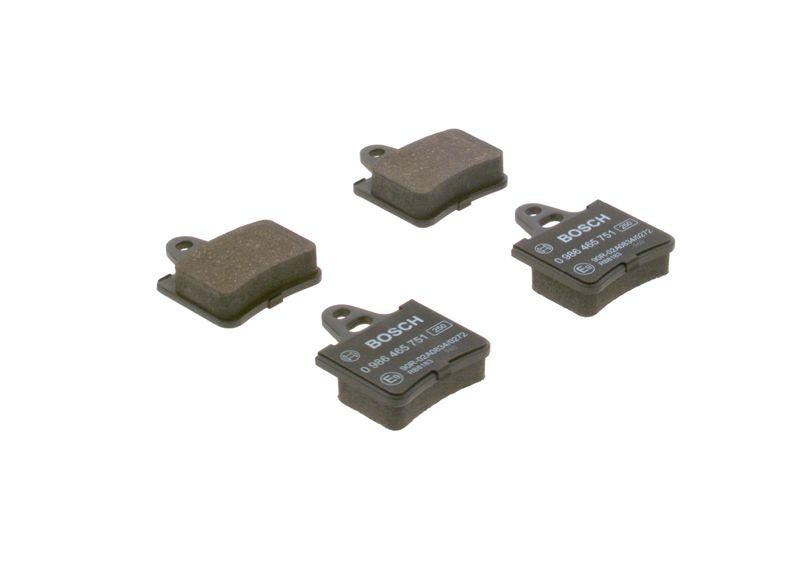 Kit de plaquettes de frein, frein à disque BOSCH 0 986 465 751
