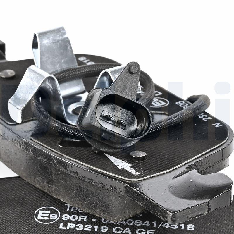 Kit de plaquettes de frein, frein à disque DELPHI LP3219