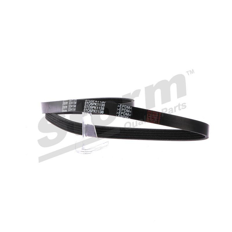 Courroie trapézoïdale à nervures STORM QUALITY PARTS STO5PK1138